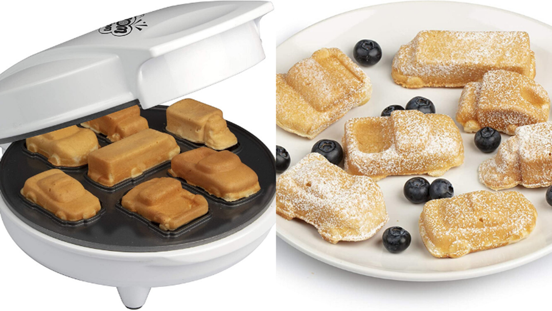 Article heading image for This Waffle Maker Creates 3D Cars & Trucks So Now We Can All Play With Our Food 