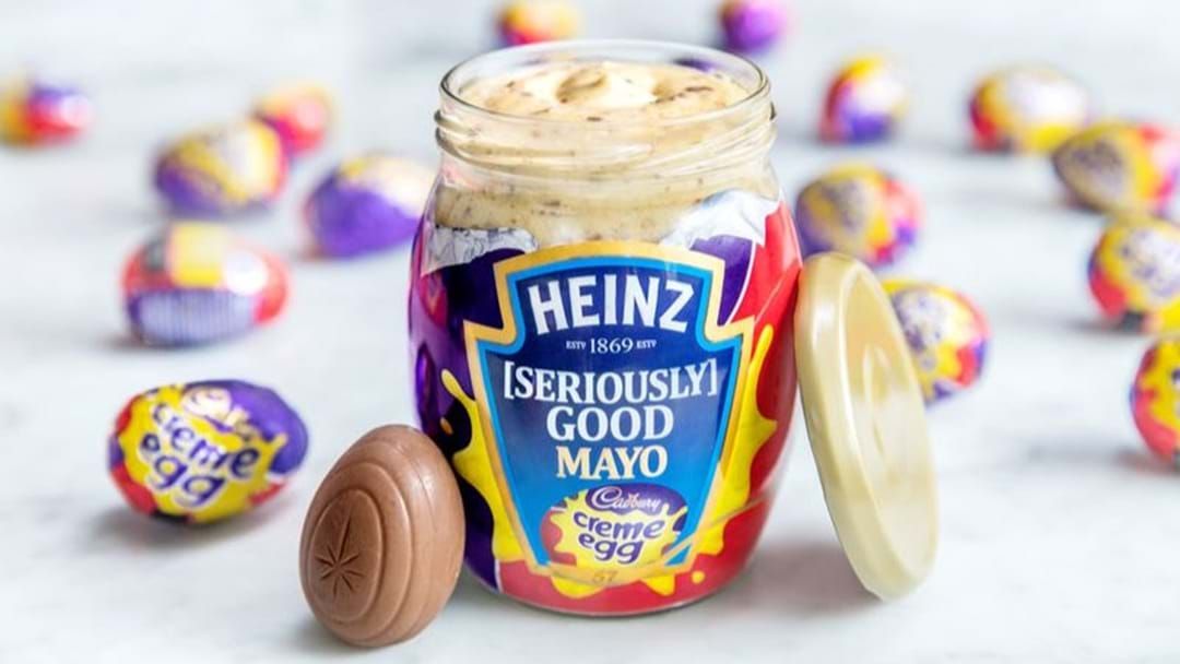 Article heading image for Creme Egg Mayonnaise Exists & It Wasn’t An April Fool’s Joke