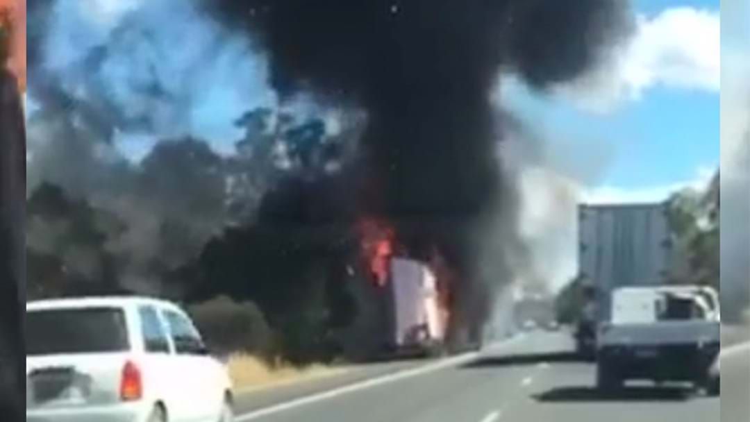 Article heading image for Truck Fire Causing Huge Delays On Hume Highway