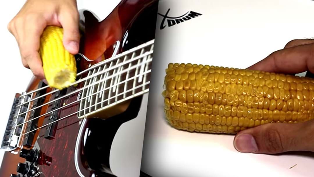 Article heading image for Please Enjoy This Video Of A Guy Playing Korn Songs With Corn
