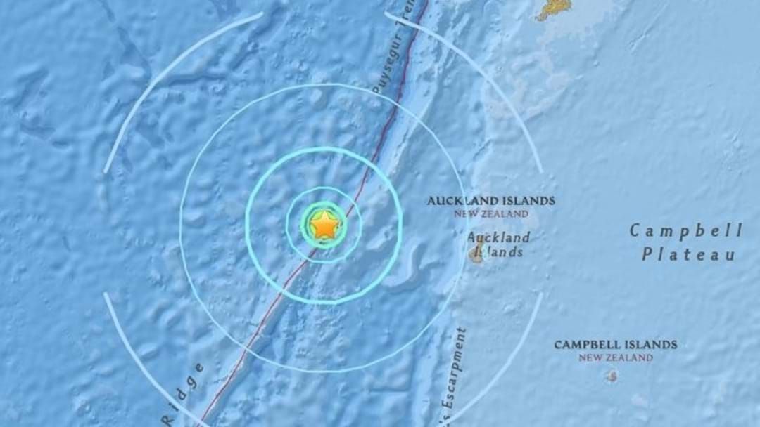 Article heading image for  Magnitude 5.8 Earthquake Strikes Near New Zealand
