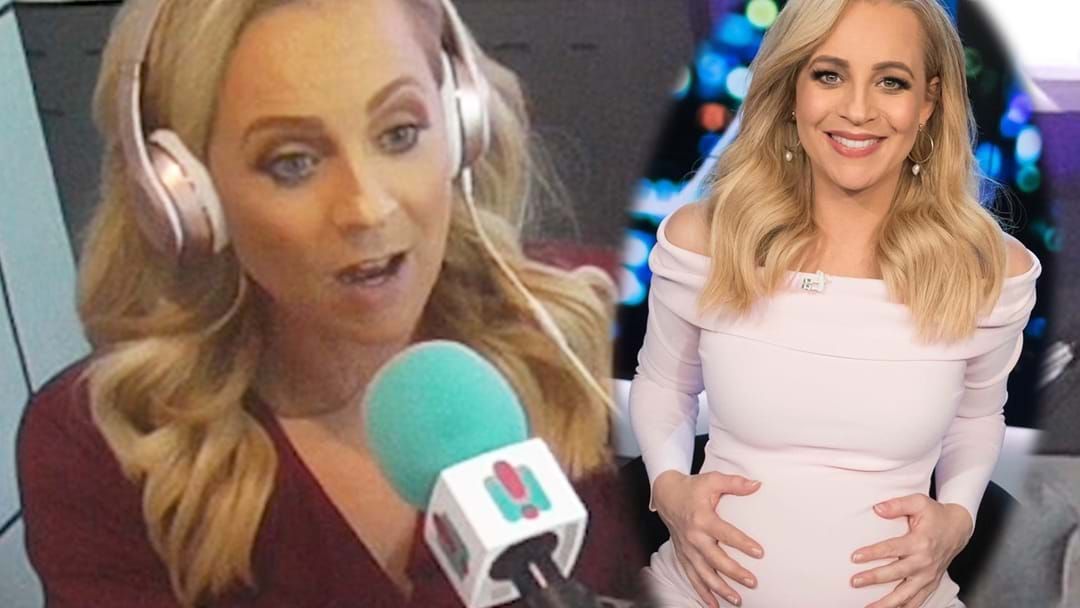 Article heading image for Carrie Bickmore Reveals The Hardest Part Of Being Pregnant For The Third Time 