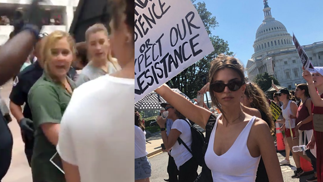 Article heading image for Amy Schumer And Emily Ratajkowski Have Been Arrested Protesting Brett Kavanaugh