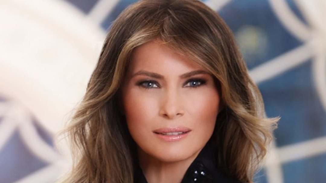 Article heading image for Melania Trump’s Official Portrait Is Here & People Aren’t Havin’ It