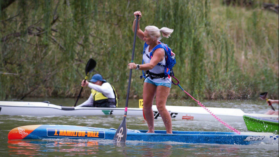 Article heading image for Joanne's Paddleboarding For 24 Hours On The Lake Hume For Charity