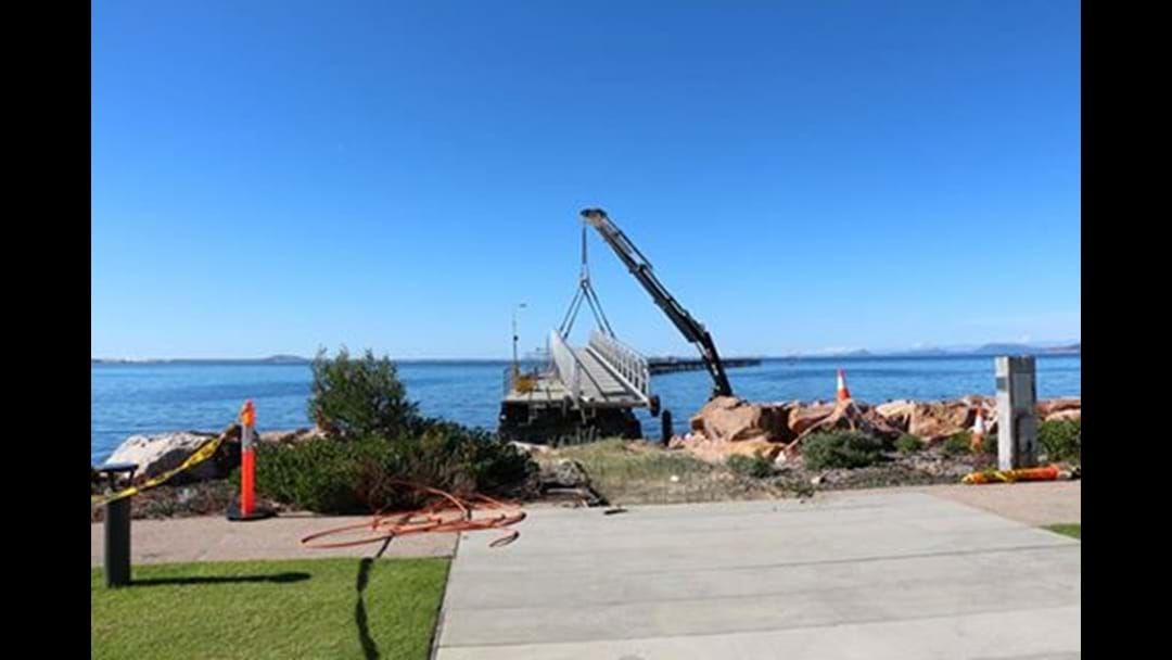 Article heading image for Walkway to the Tanker Jetty removed for public safety