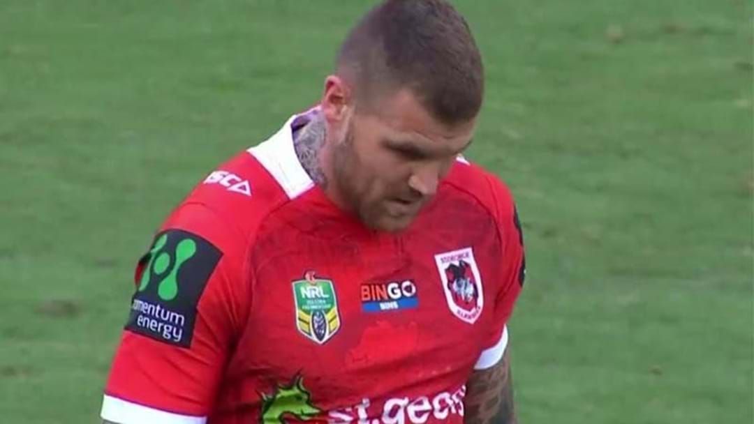 Article heading image for Josh Dugan May Not Play For The Dragons Again