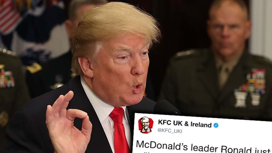 Article heading image for KFC Has Trolled Donald Trump’s Nuclear Button Claims On Twitter