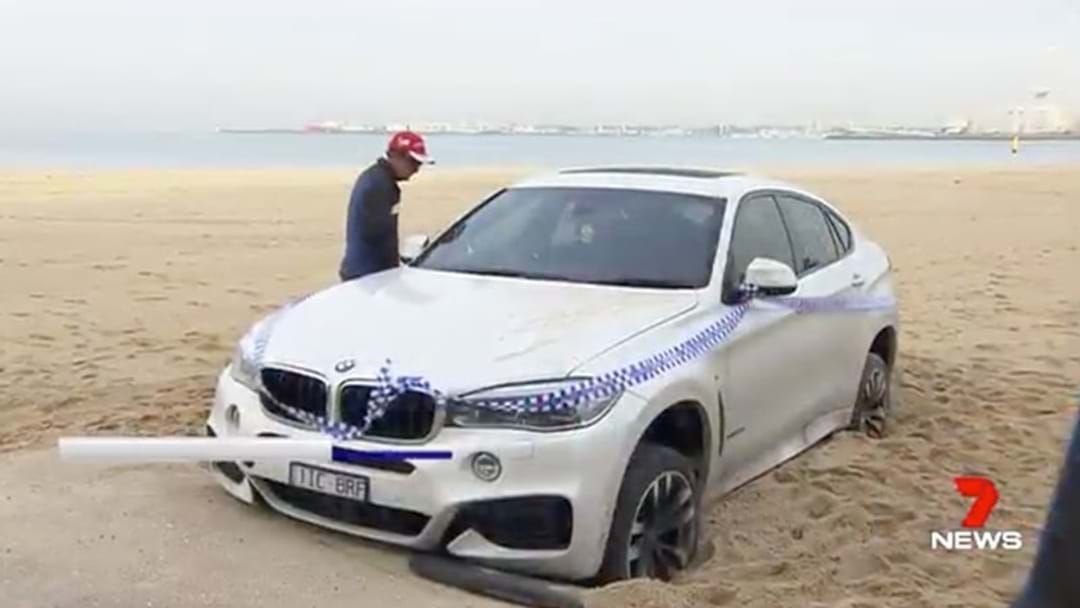 Article heading image for Luxury BMW Bogged At Port Melbourne Beach