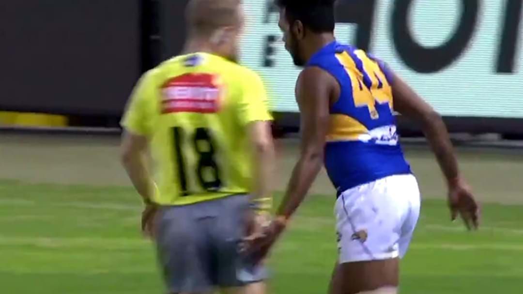 Article heading image for Willie Rioli Could Be In Strife For Patting Razor Ray On The Bum