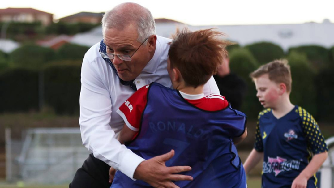 Article heading image for Scomo Crash Tackles A Young Kid
