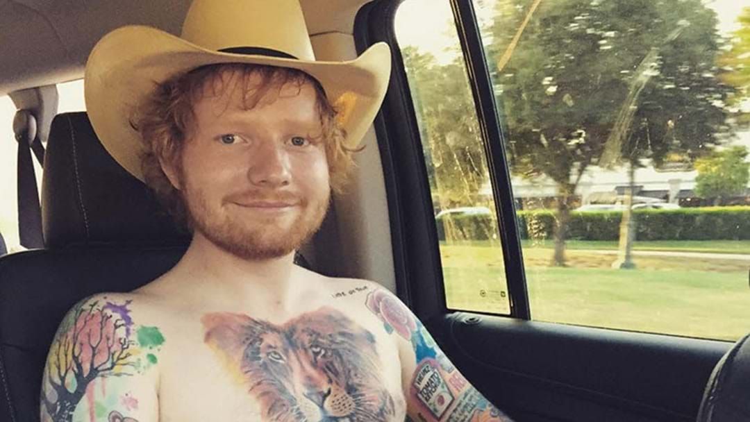 Article heading image for Ed Sheeran Built A Secret Pub In His House