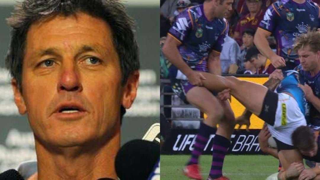 Article heading image for Billy Harrigan's Impassioned Plea To Outlaw The Leg Lifting Tackle After Cameron Smith Incident