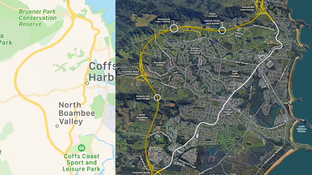 Article heading image for Coffs Harbour Bypass on the Map Literally