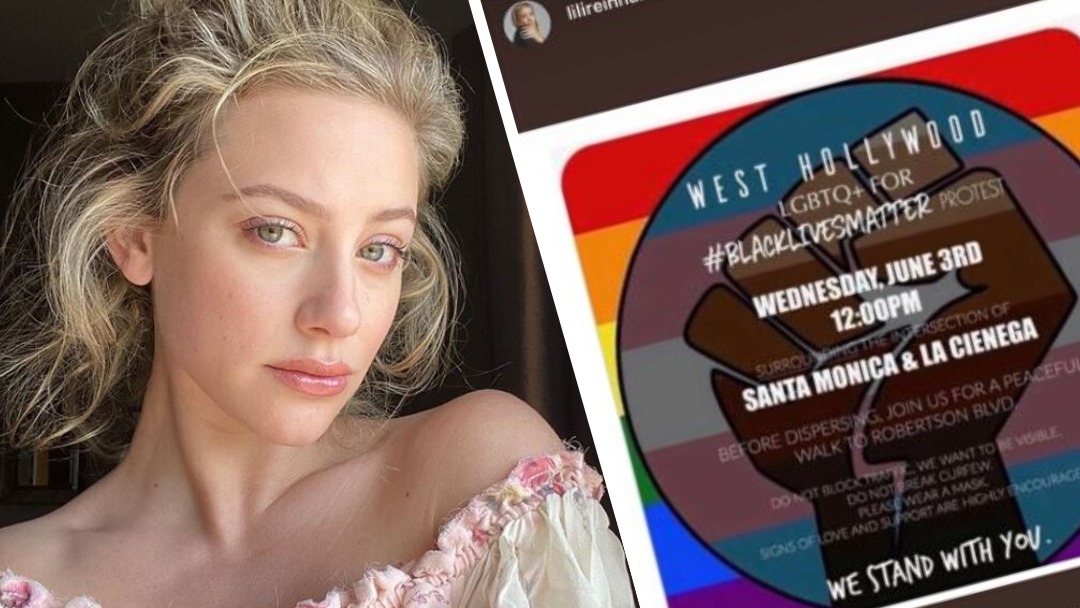 Article heading image for Lili Reinhart Opens Up About Her Sexuality in a Black Lives Matter Protest Post