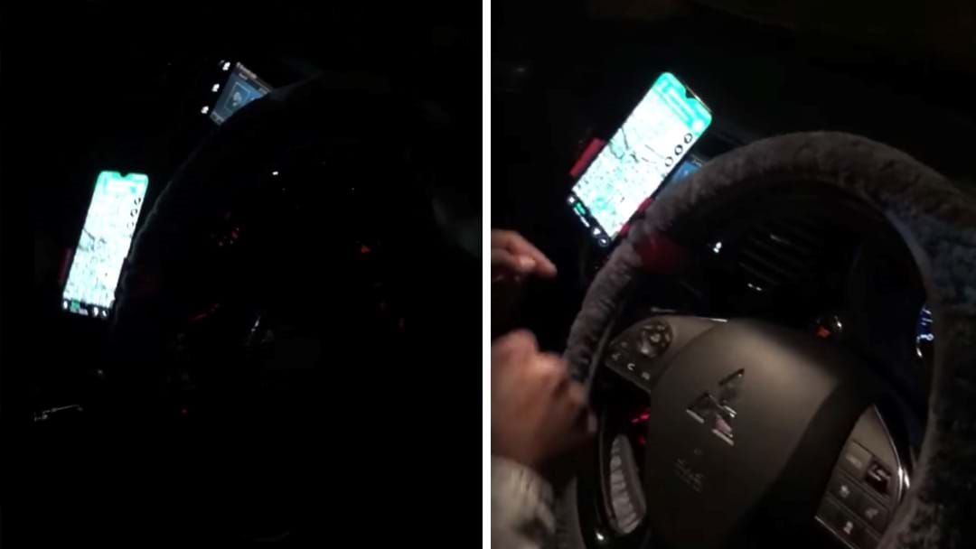 Article heading image for A Bloke In Sydney Was Caught With His Phone Taped To His Steering Wheel To Watch The Cricket