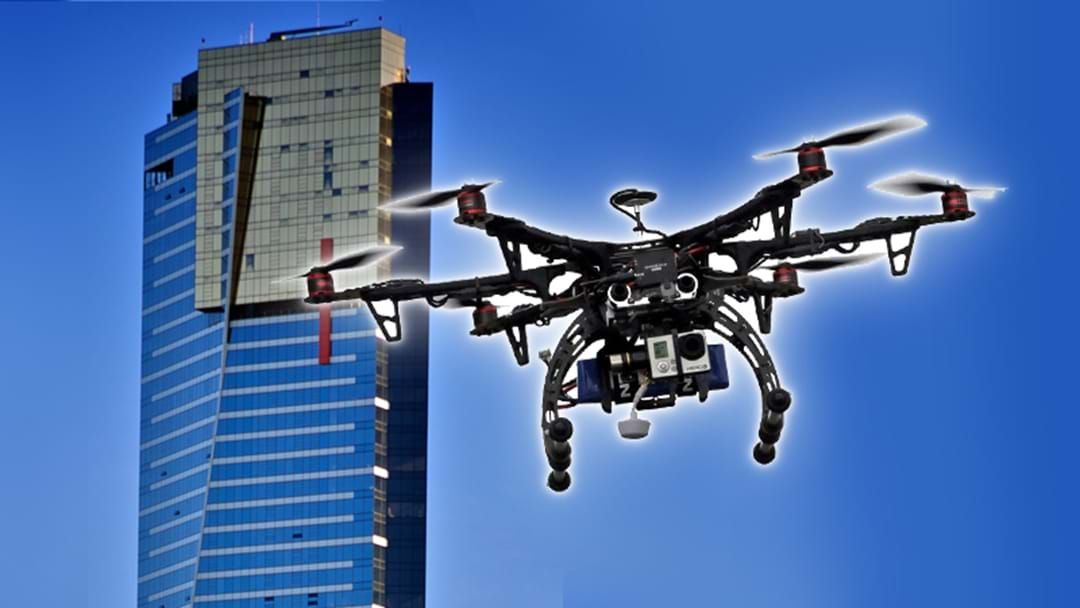 Article heading image for Bloke Crashes His Drone Into The Eureka Tower