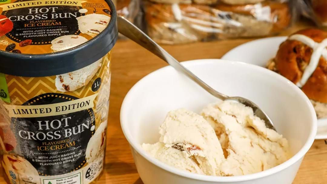 Article heading image for Hot Cross Bun Ice Cream Now Exists