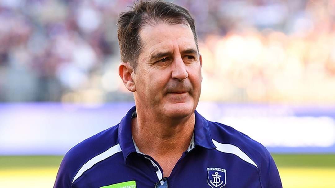 Article heading image for Ross Lyon Says He “Holds No Fear” Over Misconduct Allegations
