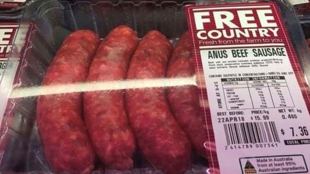 Article heading image for Spot The Difference: Aussie Sausage Makers Cook It With Absolutely Perfect Typo