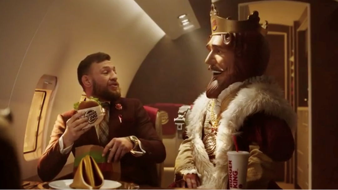 Article heading image for Conor McGregor Stars In The New Burger King Ad And It's Predictably Insane