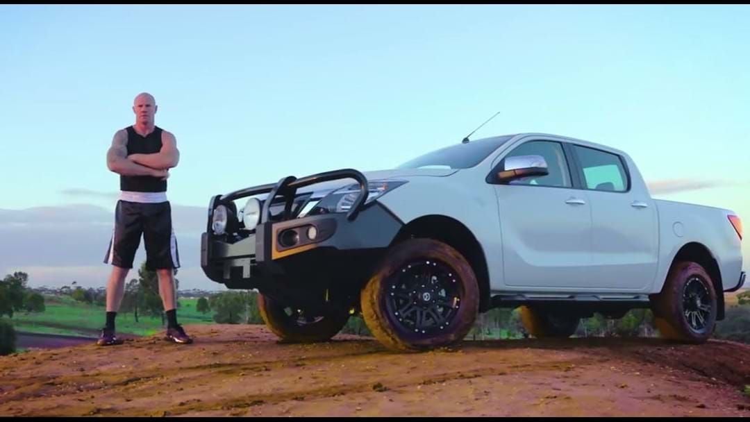 Article heading image for Barry Hall vs Mazda BT-50 - All Three Challenges!