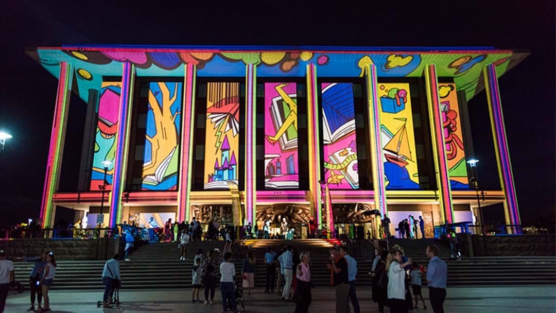 Article heading image for Enlighten Festival Returns to Canberra This Week!