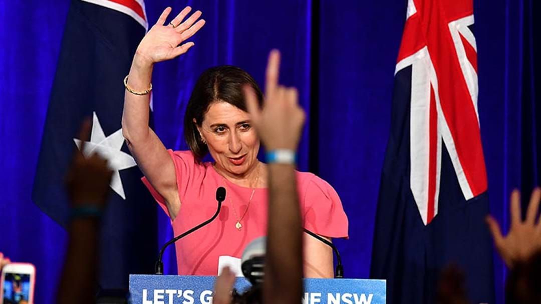 Article heading image for NSW VOTES: Gladys Berejiklian Berejiklian Claims Victory In NSW Election
