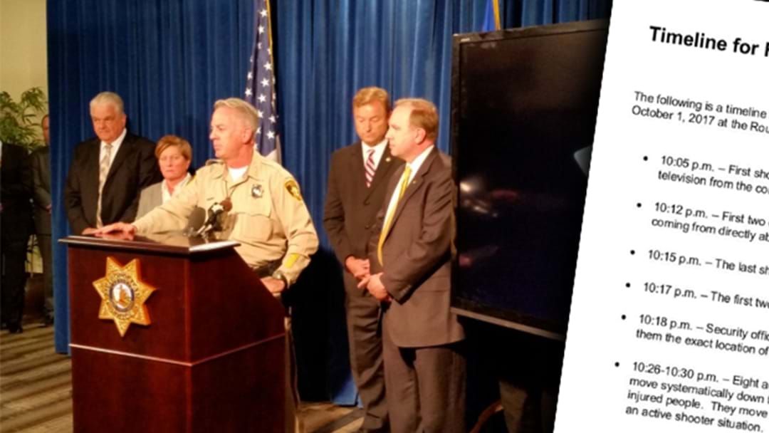 Article heading image for Las Vegas Police Release Official Timeline Of Shooting 