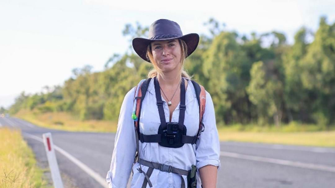 Article heading image for Bailey Seamer Is Walking The Length Of Australia And Has Arrived In Mackay & The Whitsundays
