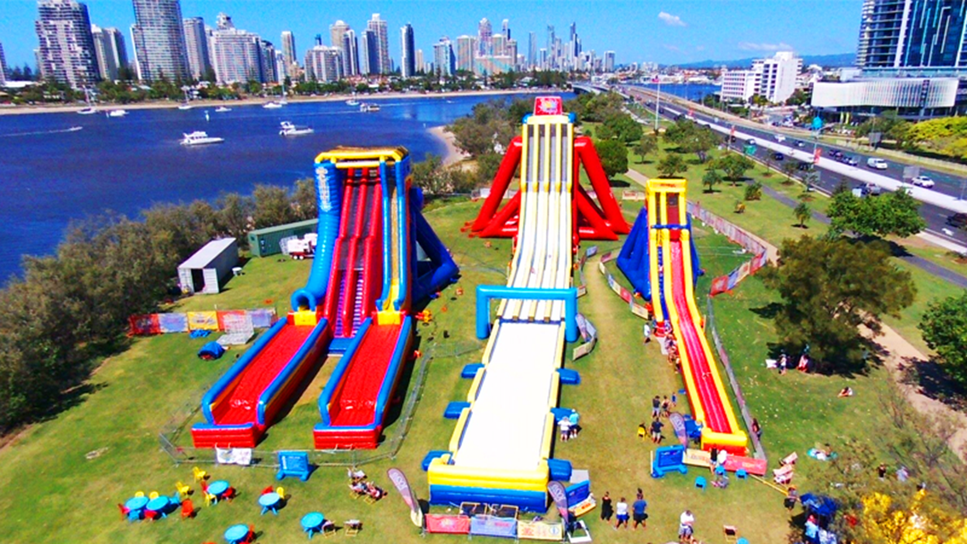 Article heading image for The world’s TALLEST & most EXTREME waterslide hits the Coast this weekend