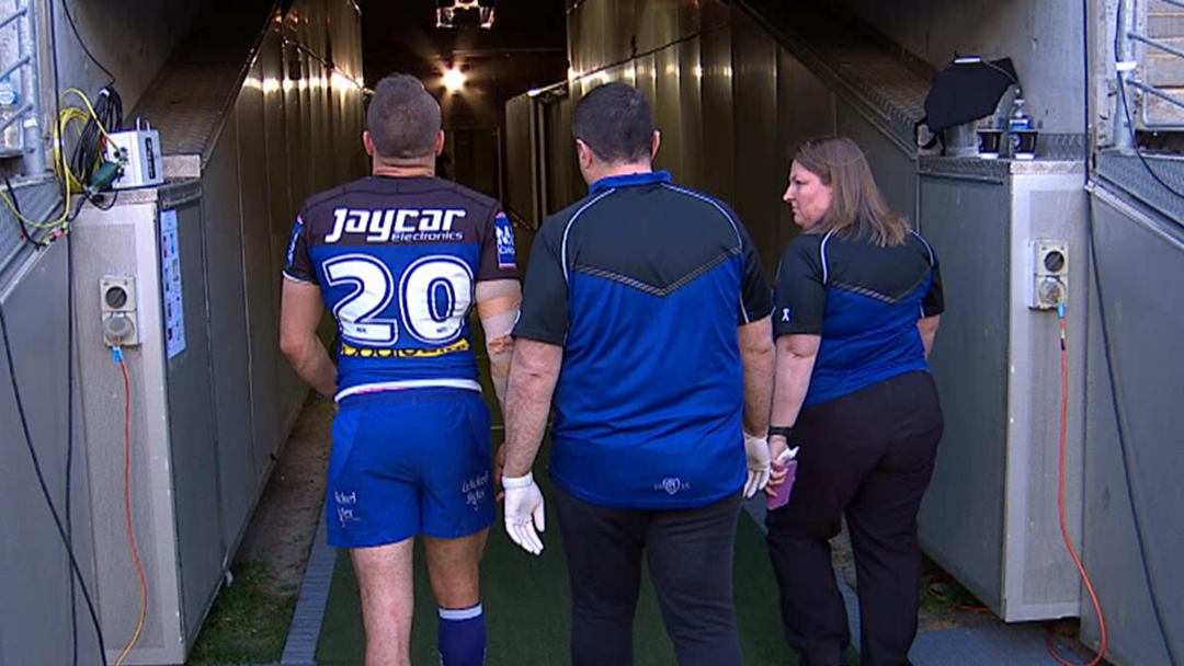 Article heading image for Ankle Injury Ends Josh Reynolds Day 
