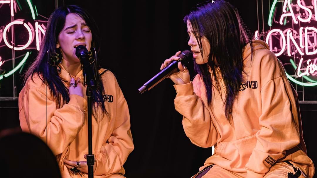 Article heading image for Hear Billie Eilish Perform LIVE and Up Close With Ash London Live