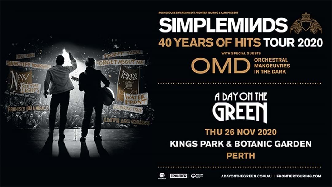 Article heading image for Tickets For Simple Minds' Big Day On The Green Gig Now On Sale