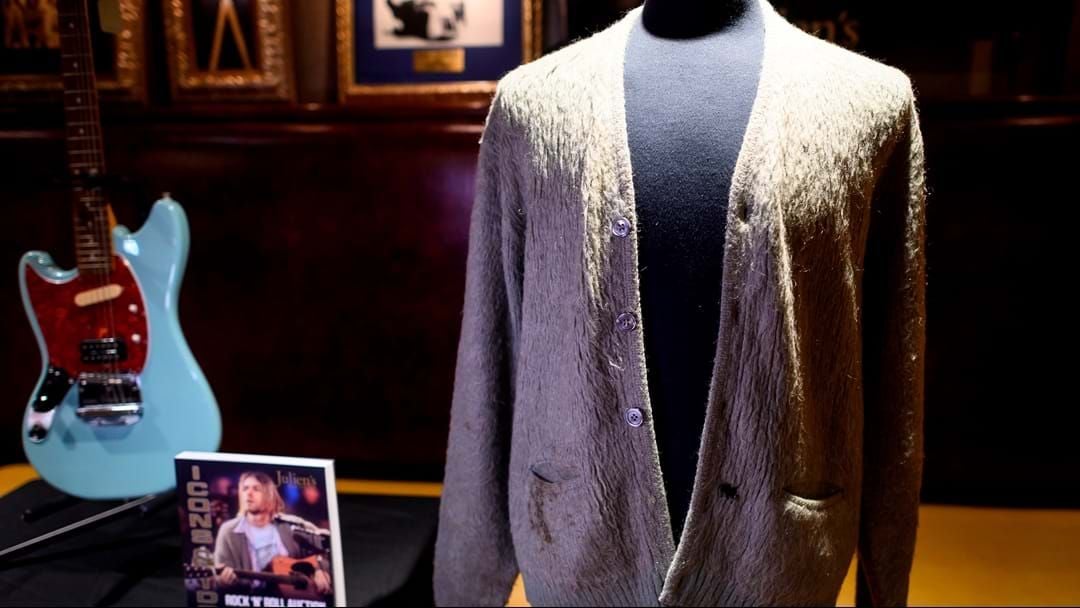 Article heading image for Kurt Cobain's Cigarette-Burned MTV "Unplugged" Cardigan Just Sold For Close To Half A Million Bucks
