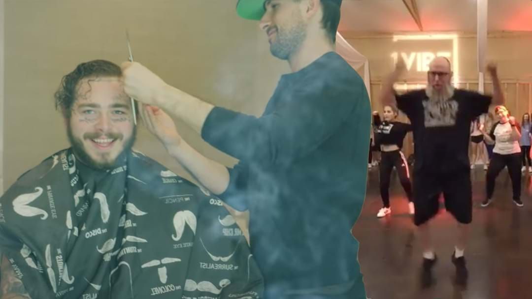 Article heading image for Remember That Viral Bearded Dancer? He's Now In Post Malone's Video!