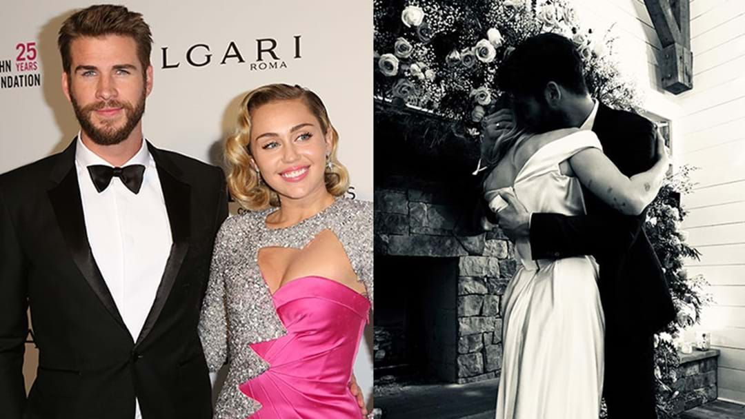 Article heading image for CONFIRMED: Miley Cyrus & Liam Hemsworth Are Officially Married!