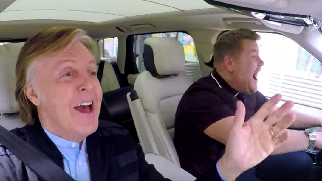 Article heading image for Will Paul McCartney On Carpool Karaoke Be The Funniest Yet?
