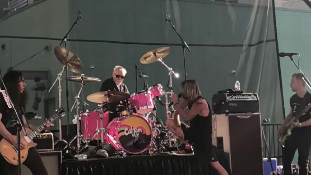 Article heading image for Queen’s Roger Taylor Joined Foo Fighters Band Members At Pop Up Gig