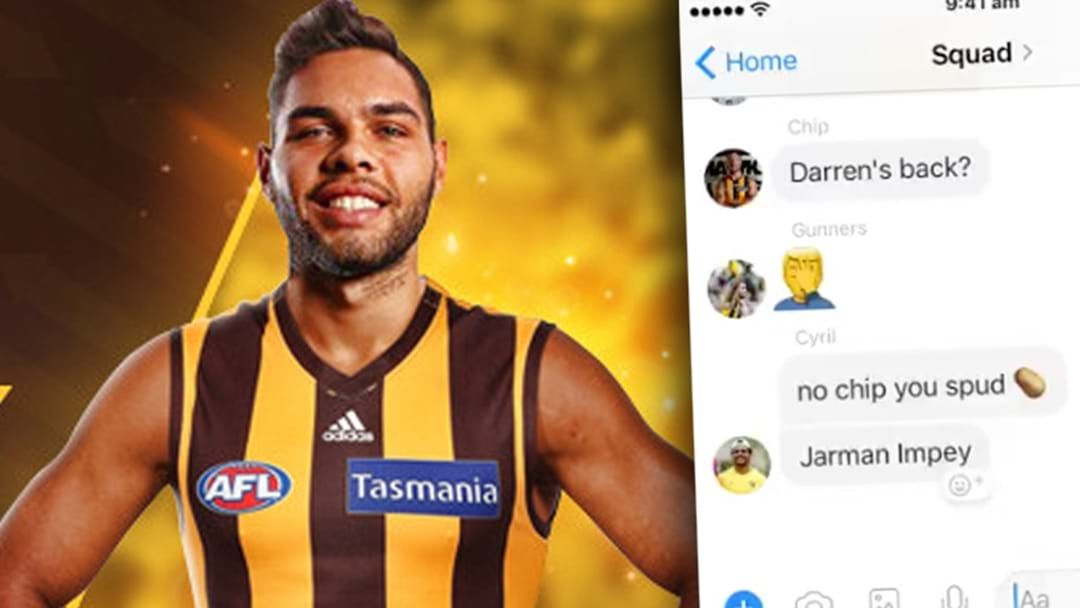 Article heading image for Hawthorn Announce Jarman Impey Deal Via Hilarious Facebook Video