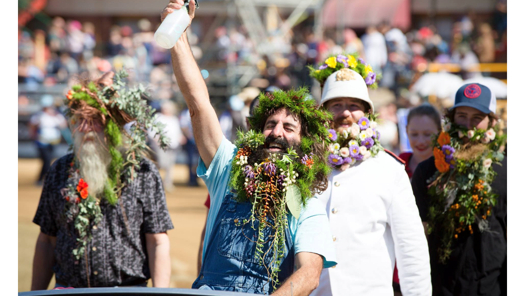 Article heading image for The Ekka's Floral Beard Parade Is The Best Thing I've Watched Today 