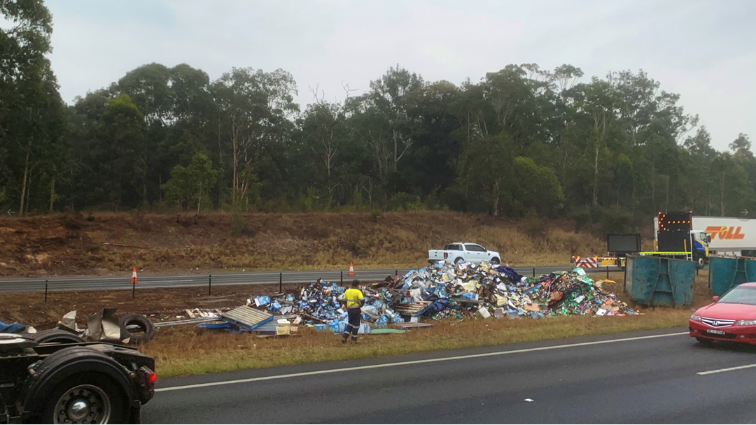 Article heading image for Pour One Out: Another Load Of Beer Has Been Lost In A Truck Smash In Australia