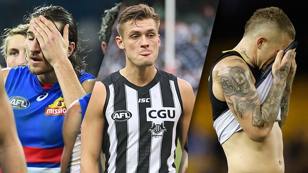 Article heading image for The 10 Most Inaccurate Goal-Kickers In The AFL