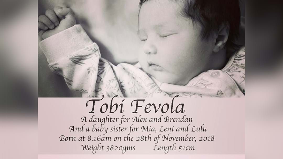 Article heading image for Fev Has A 'Baby Boast' About One Thing Tobi Fevola Can Already Do! 