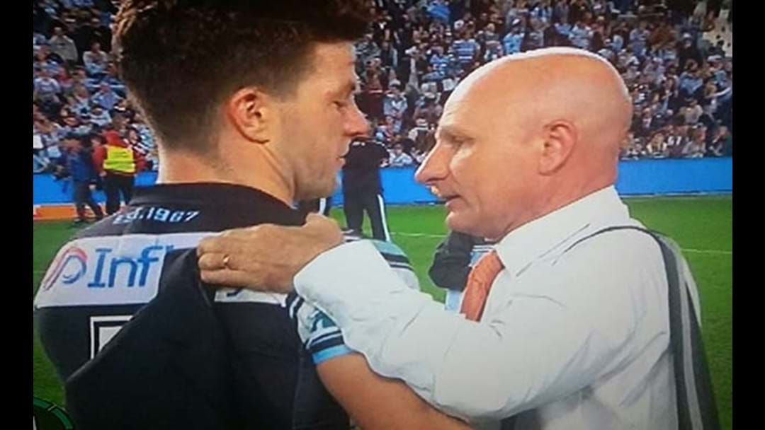Article heading image for Touching Scenes As Sterlo Shares A Moment With Townsend