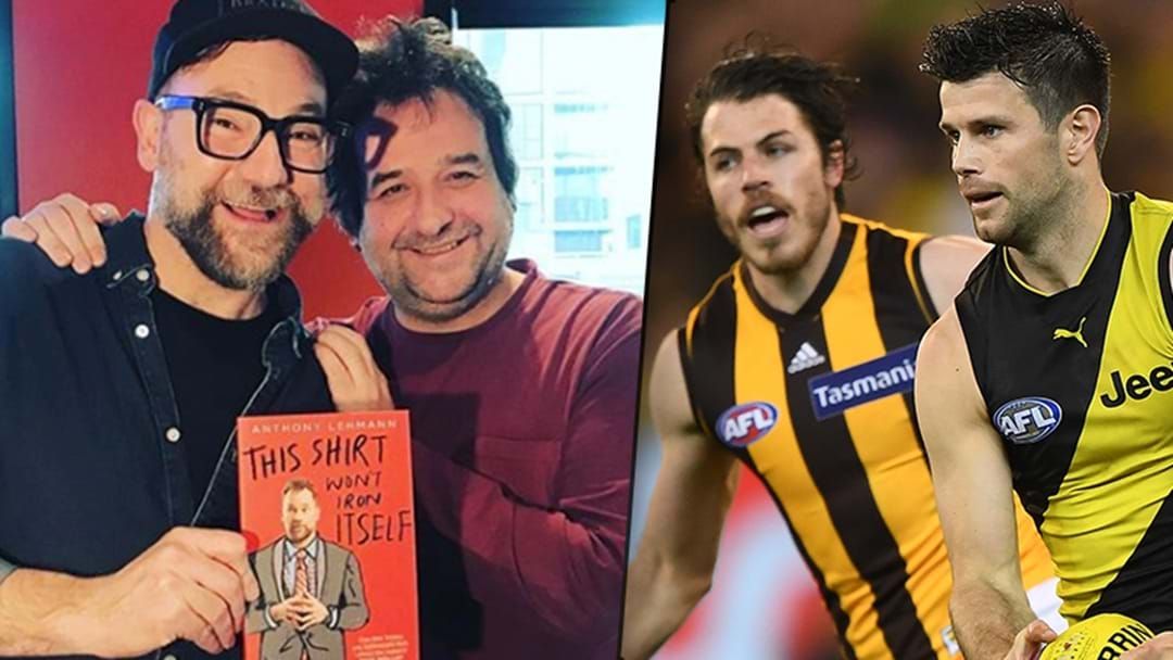 Article heading image for Lehmo Copped A Brutal Text Message From Mick Molloy After Richmond Beat Hawthorn