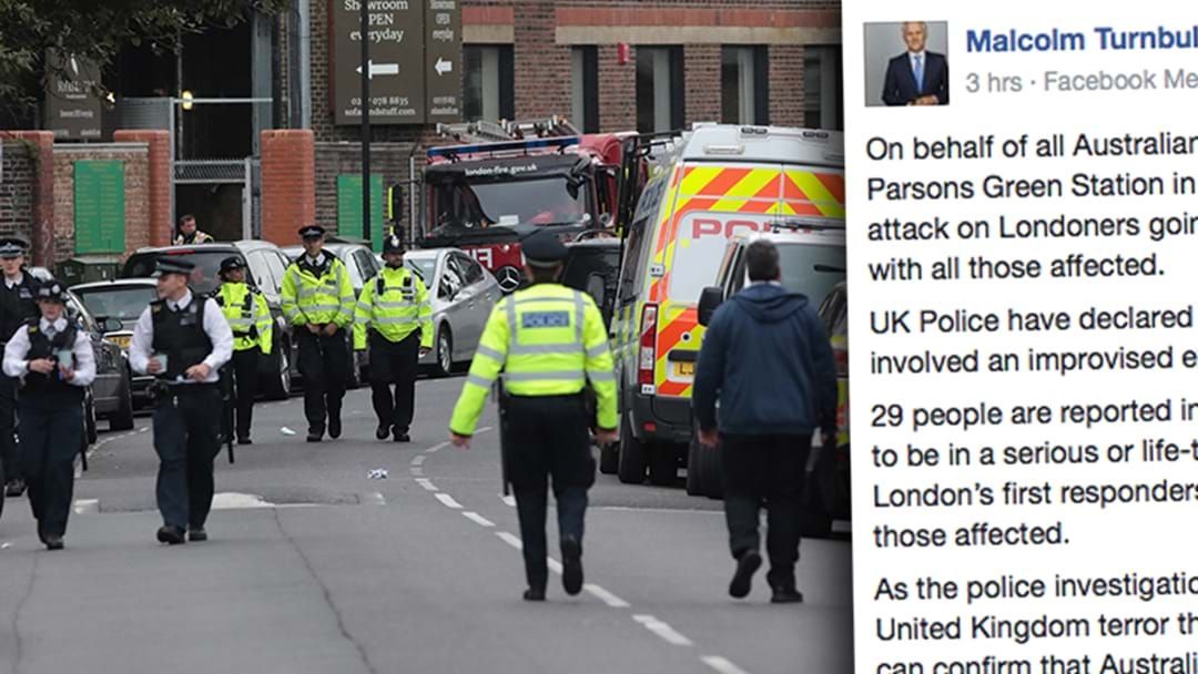 Article heading image for Malcolm Turnbull Condemns London Terror Attack