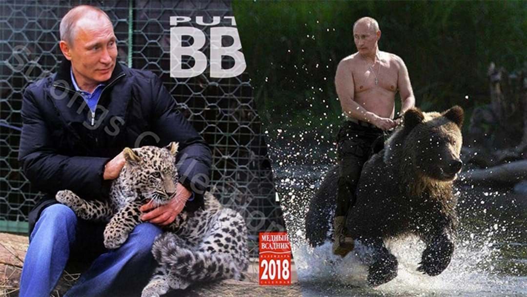 Perfektes Geschenk Wladimir Putin Kalender 2018 Neues Wandkalender Original 