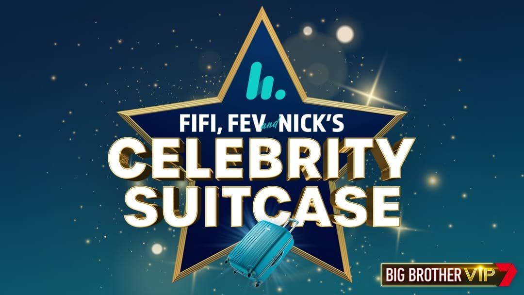  Competition heading image for Fifi, Fev & Nick's Celebrity Suitcase!