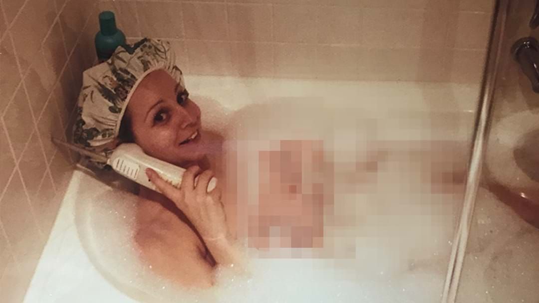 Article heading image for Pic Of Carrie In The Bath Shows Mysterious Body Part. Is That A Nipple?